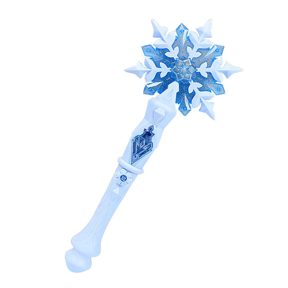 

Light Up Glow Snowflake Wand Kid Girl Cosplay Light Up Snowflake Wand Glow Queen Role Play Wand Halloween Princess Cosplay Props