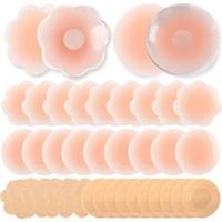 10pcs silicone nipple cover women bra sticker breast petal strapless lift up bra invisible boob pads chest pasties intimates