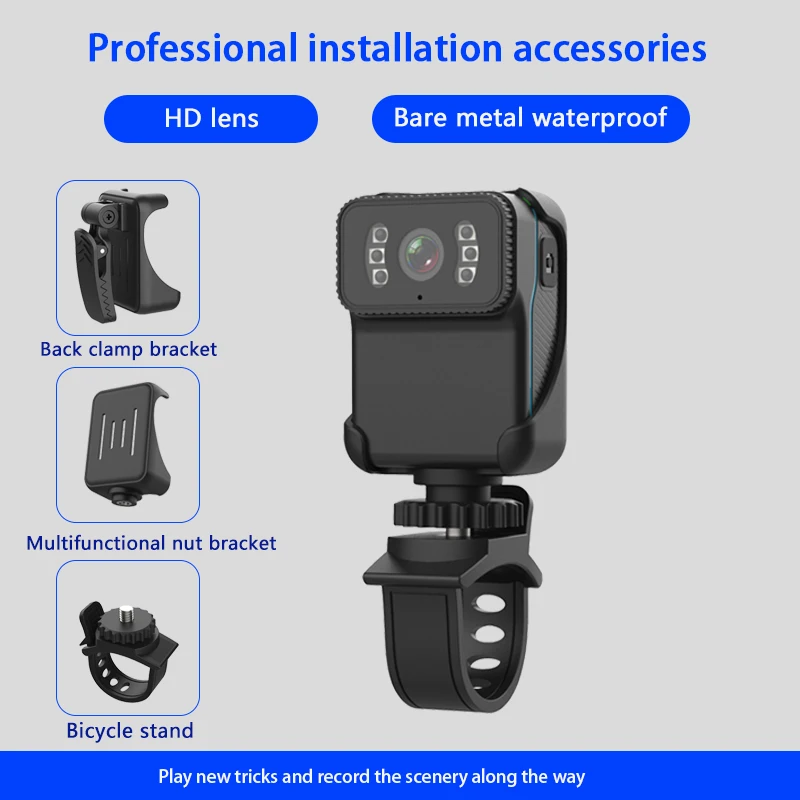 1080P HD Night Vision Mini Portable DV Camera Outdoor Riding Wide-angle Mobile Phone Wifi  Police Law Enforcement Recorder enlarge