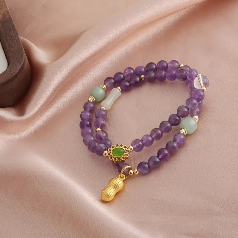 Minar в китайском стиле искусственный нефрит натуральный камень цветочный арахис