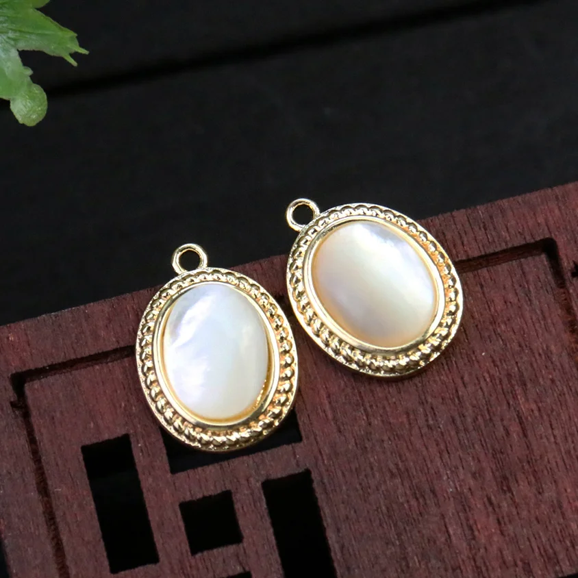 1 шт. натуральная белая перламутровая кожа геометрия искусственная