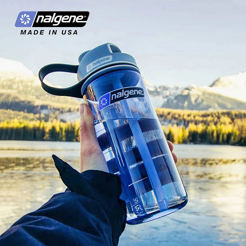 Portable Plastic Water Cup Running Travel Hiking Drinking Bo