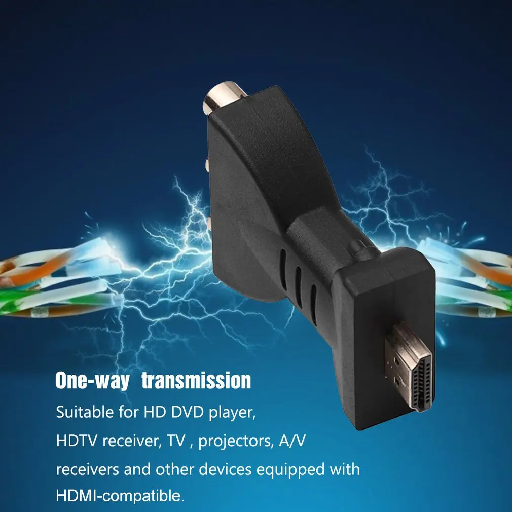 Цифровой AV-сигнал HDMI-совместимый с 3 RCA аудио Ad Ter преобразователь компонентов