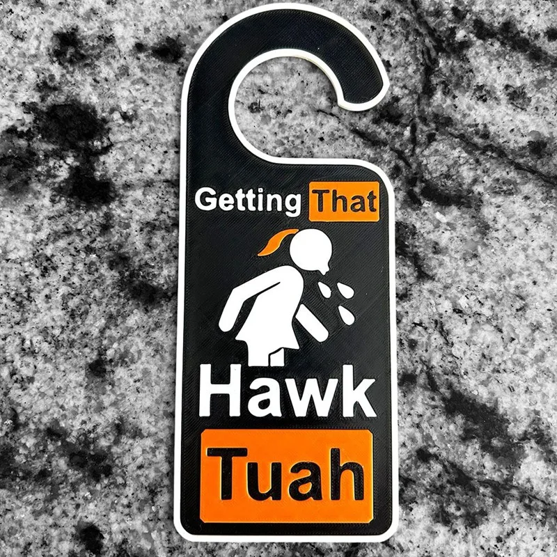 BEAU-2PCS Ястреб Туа Дверная вешалка Забавная дверная ручка Вешалка Gettingthat Hawk Tush