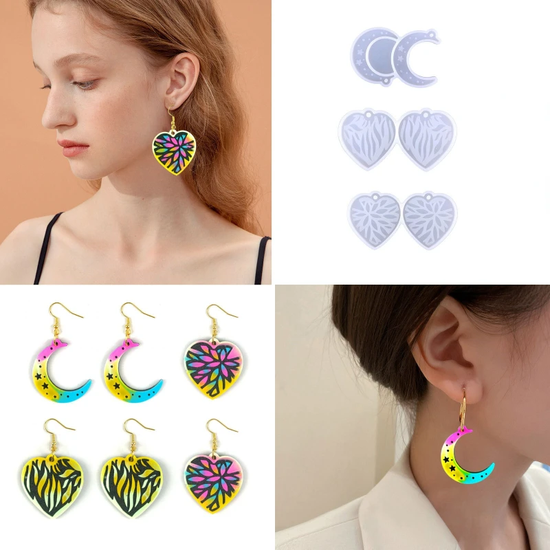 Серьги в палитре бриллиантовые серьги сделай сам подвесная форма силиконовая -