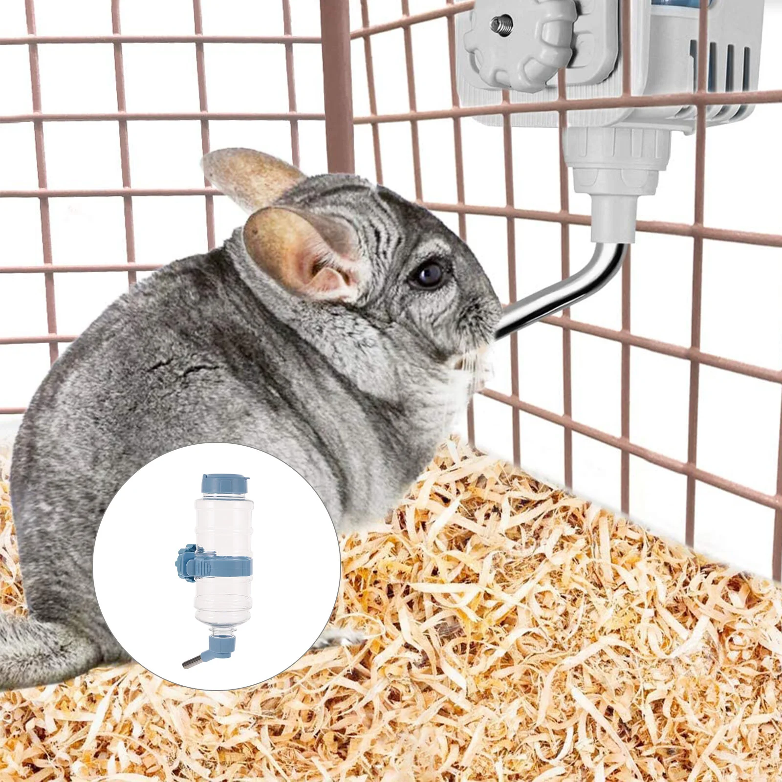 

473 Ml Water Dispenser Pet Supply Rabbit Fountain Feeder Drinking Ball Plastic Chinchilla Leak Proof Water Bottles