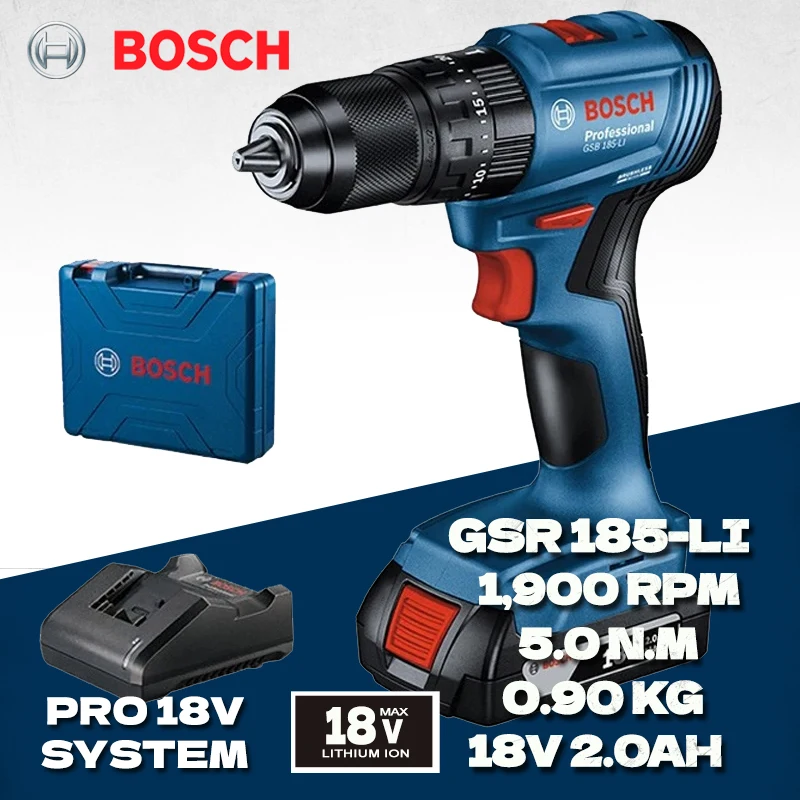 

Bosch Беспроводная дрель GSR 185-LI