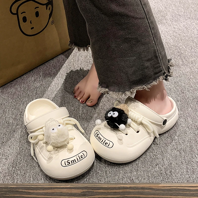 Тапки женские на шнуровке летние тапочки для взрослых и пар модные Нескользящие