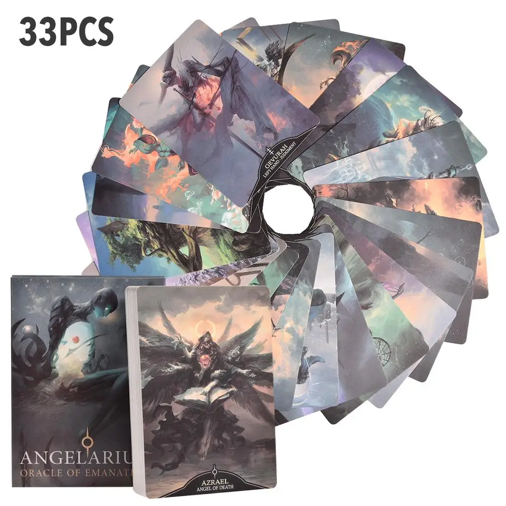 Высококачественная английская версия Angelarium, карточные игры, Семейные развлечения, настольные игры PDF