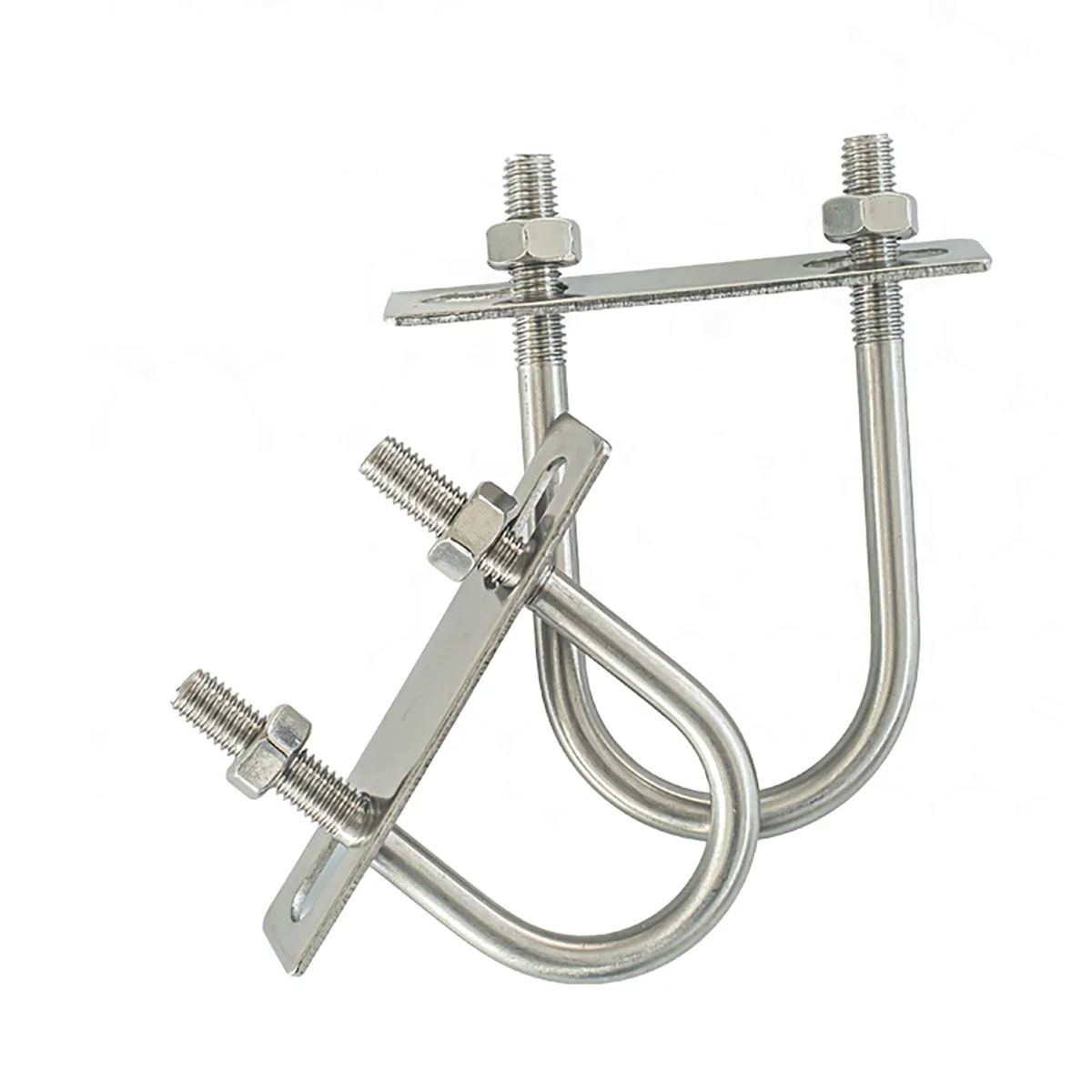 

m6-m8 Pipe 16-108 304 stainless steel U-shaped Pipe Clamp U-clip fillet with baffle nut combination U-shaped Screw Buckle Bolt