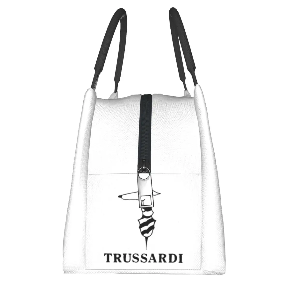 Фото Изолированная сумка для обеда с логотипом Trussardis для женщин и детей, портативные коробки для еды, термосумка для обеда №3