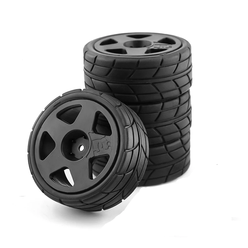 1/10 RC ралли гоночный пластиковый обод колеса 26 мм резиновая шина для TAMIYA TT02 XV01 HSP HPI