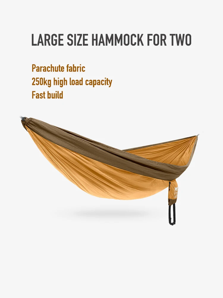 2-person Large Space Hammock Outdoor Swing Anti-rollover Double Hammocks Home Camping Anti-mosquito Net Bushcraft Sleeping Bed