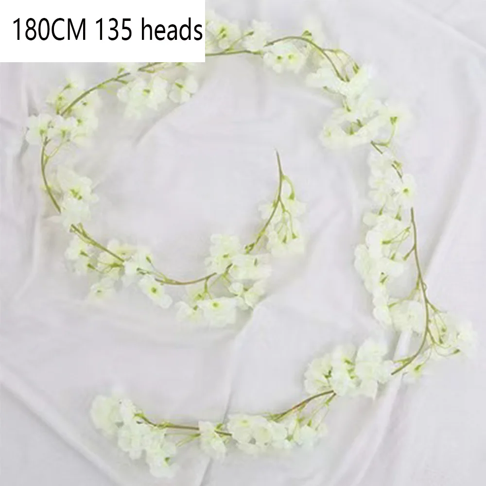 Искусственные вишневые цветы гирлянда  youyouhuan