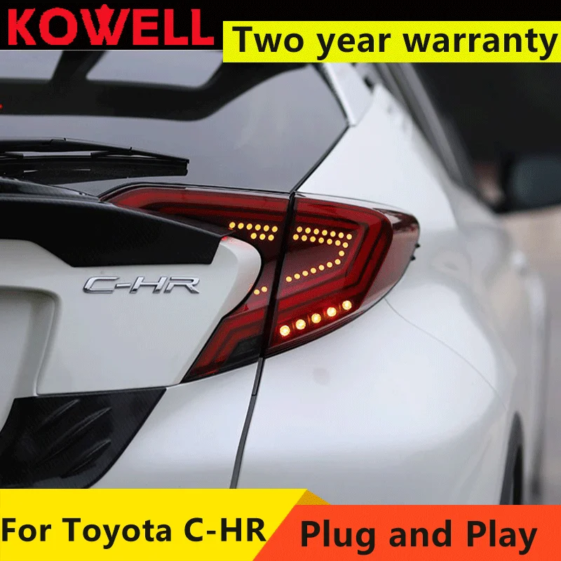 

1Pair LED Taillights for Toyota C-HR Tail Light 2018-2021 CHR LED Rear Lamp DRL Dynamic Signal Brake auto Accessories