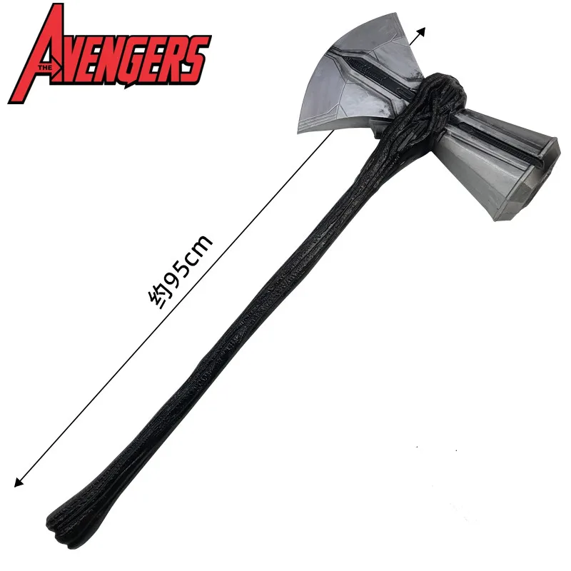 

Oversized Thor Axe Thor's Stormbreaker Cosplay Hammer Prop Weapon 1:1 Avengers Superhero Thunder Battle Ver. Safety PU Model Toy