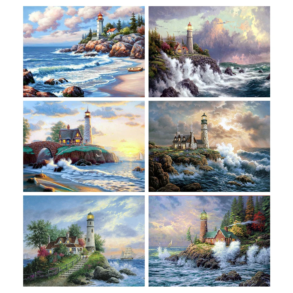 

Набор для вышивки крестиком с изображением пейзажа