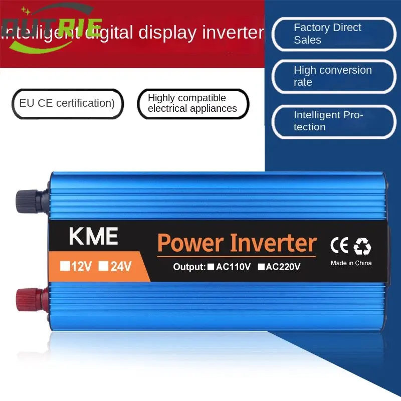 Инвертор мощности 500 Вт/1200 Вт, автомобильный инвертор для умного дома, 12 В/36 В, 220 В, уличный автомобильный преобразователь мощности 12 В постоянного тока в 220 В переменного тока