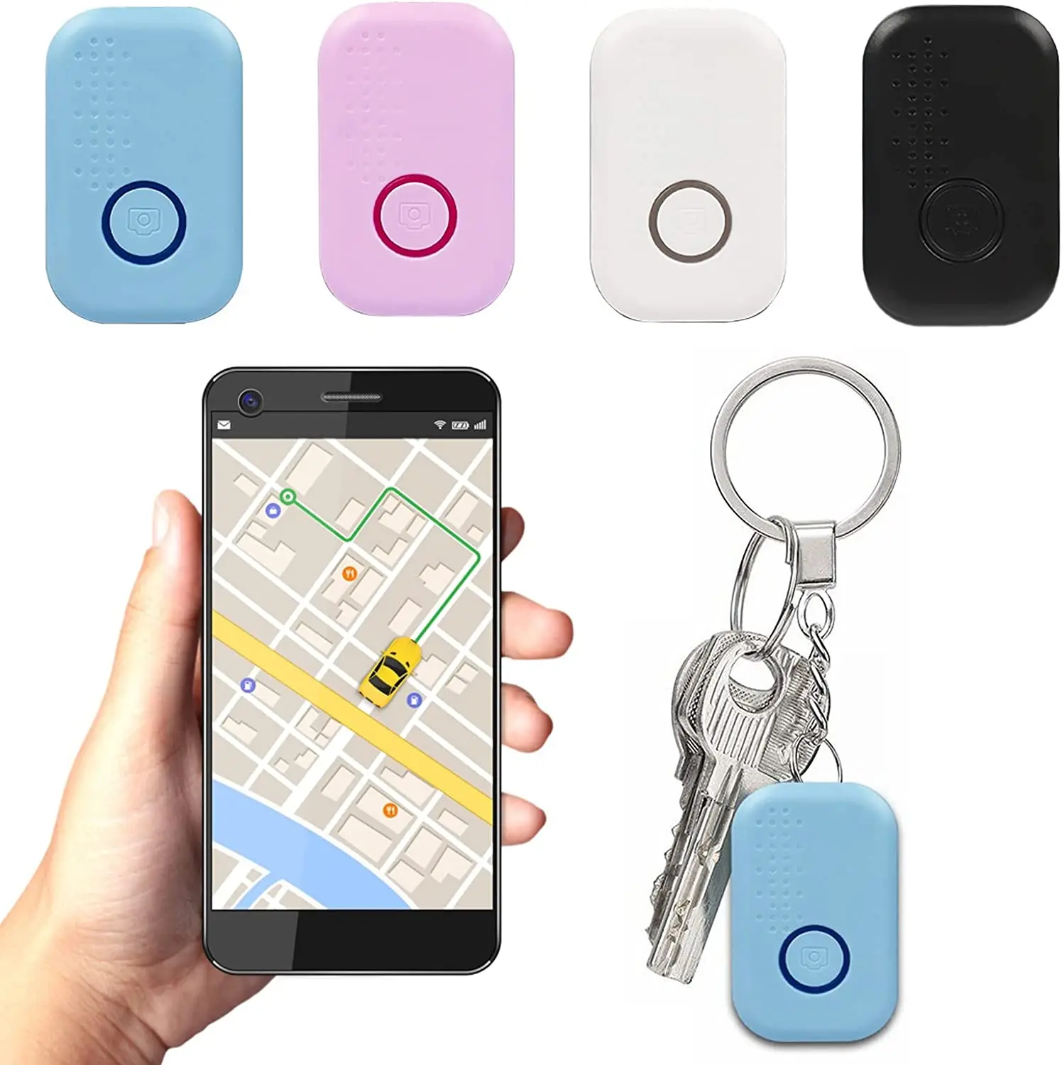 Мини-локатор портативный S5 Smart GPS-локатор Bluetooth 5 0 мобильный ключ отслеживание