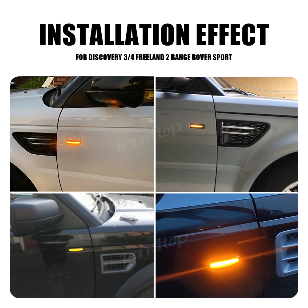 Динамический поворотник светодиодный боковой габаритный фонарь повторитель