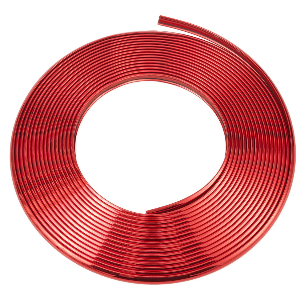 

High Quality Useful Trim Strip Rubber 8M SUV Adhesive Soft Bumper Wheel Hub Car Chrome Decoration Edge Fog Lights