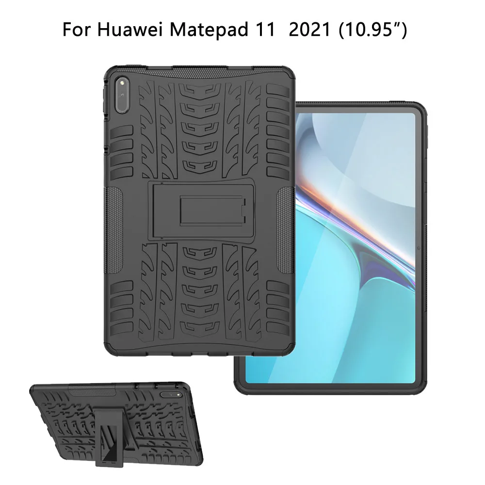 

For Huawei MatePad 11, 2021 case for DBY-W09 Tablet 10.95 inch armor TPU+PC Shockproof Stand Cover para coque