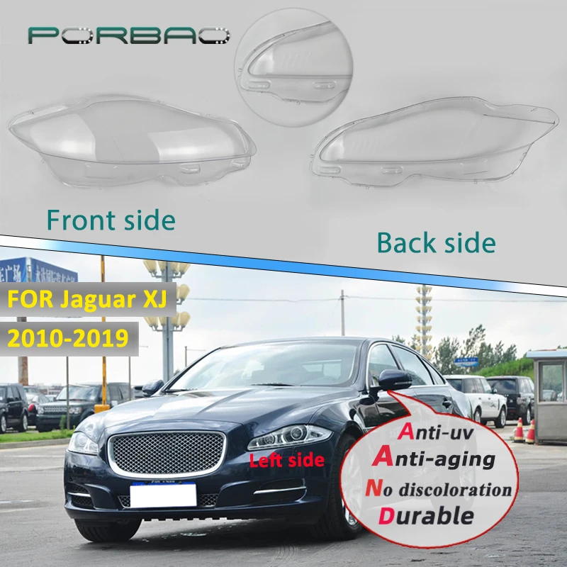 

Front Left&Right Headlight Clear Lens Cover for Jaguar XJ 4Doors Headlamp Transparent Shell 2010-2019 Auto Replacement Parts