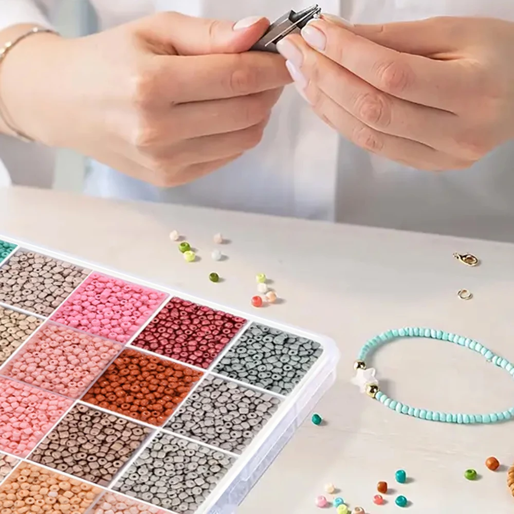 Стеклянные Бусины В Форме Рисовых Букв Для Изготовления Ювелирных Изделий