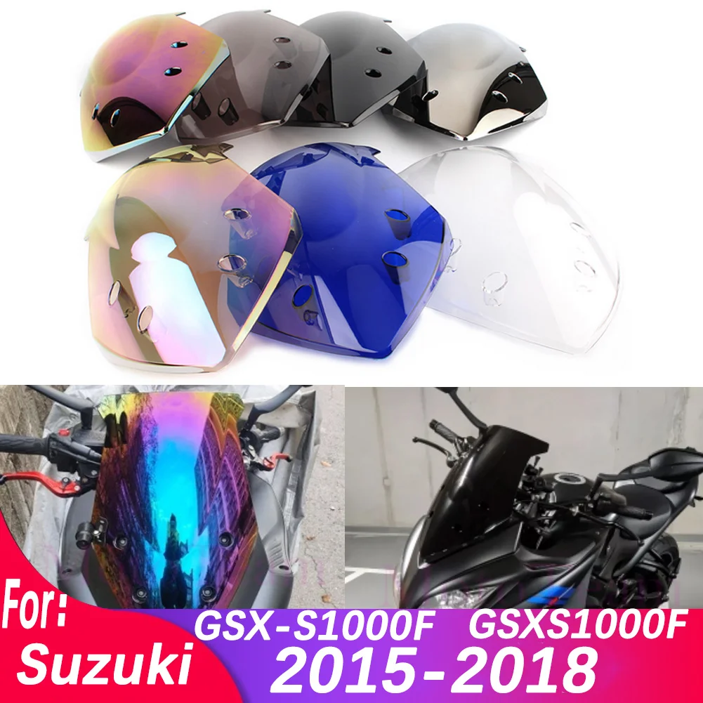 

Ветрозащитный экран для лобового стекла мотоцикла, защита для ветрового стекла мотоцикла, детали для Suzuki GSXS1000F GSXS 1000F 2015-2018