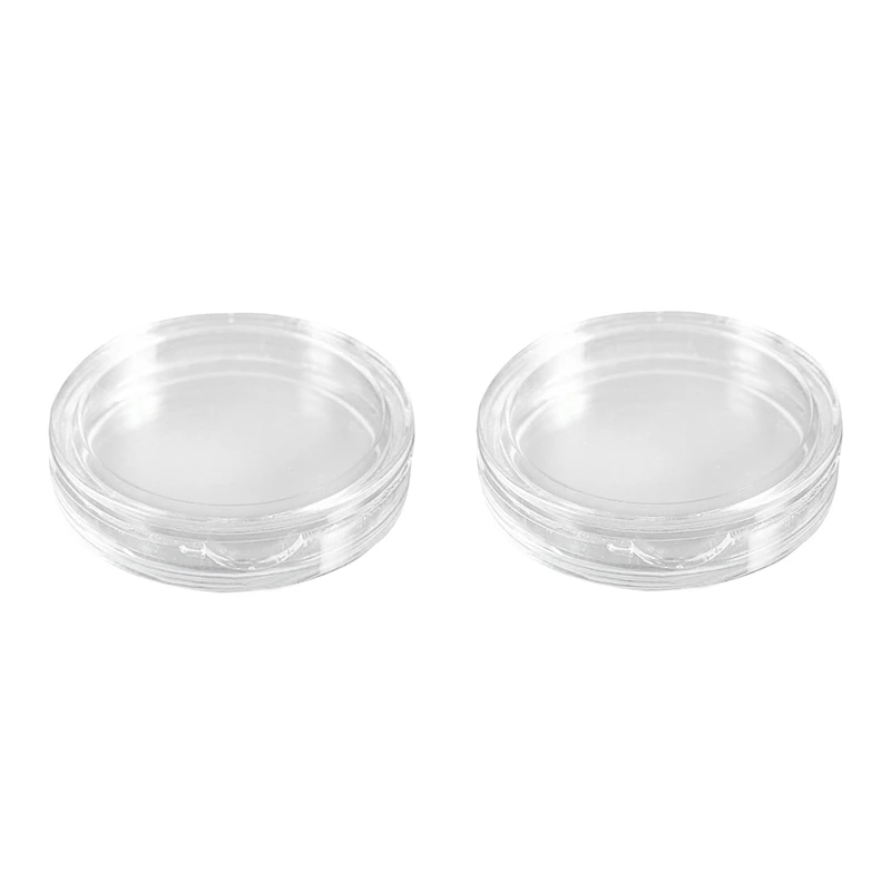 

20 Pcs Small Round Transparent Plastic Coin Capsules Box, 25Mm & 38Mm