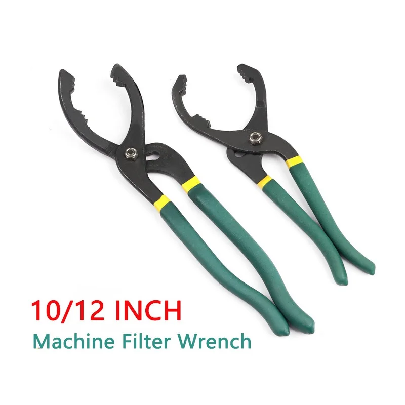 10 12 inch Adjustable Filter Removal Pliers Oil Filter Wrench Pliers Household Universal Tools Convenient Accessories