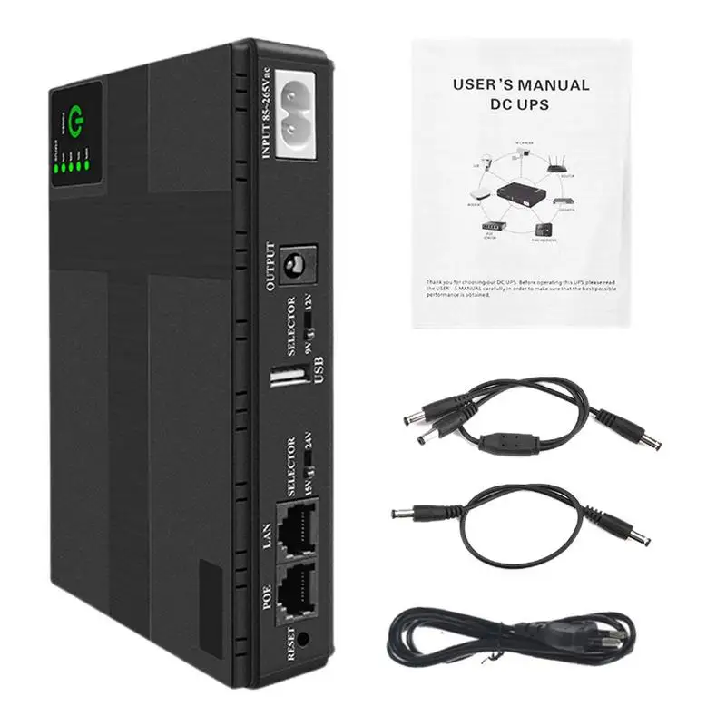 

Router Power Supply Portable Backup Battery Router Battery Uninterruptible Security Monitoring System Battery Pack For Camera