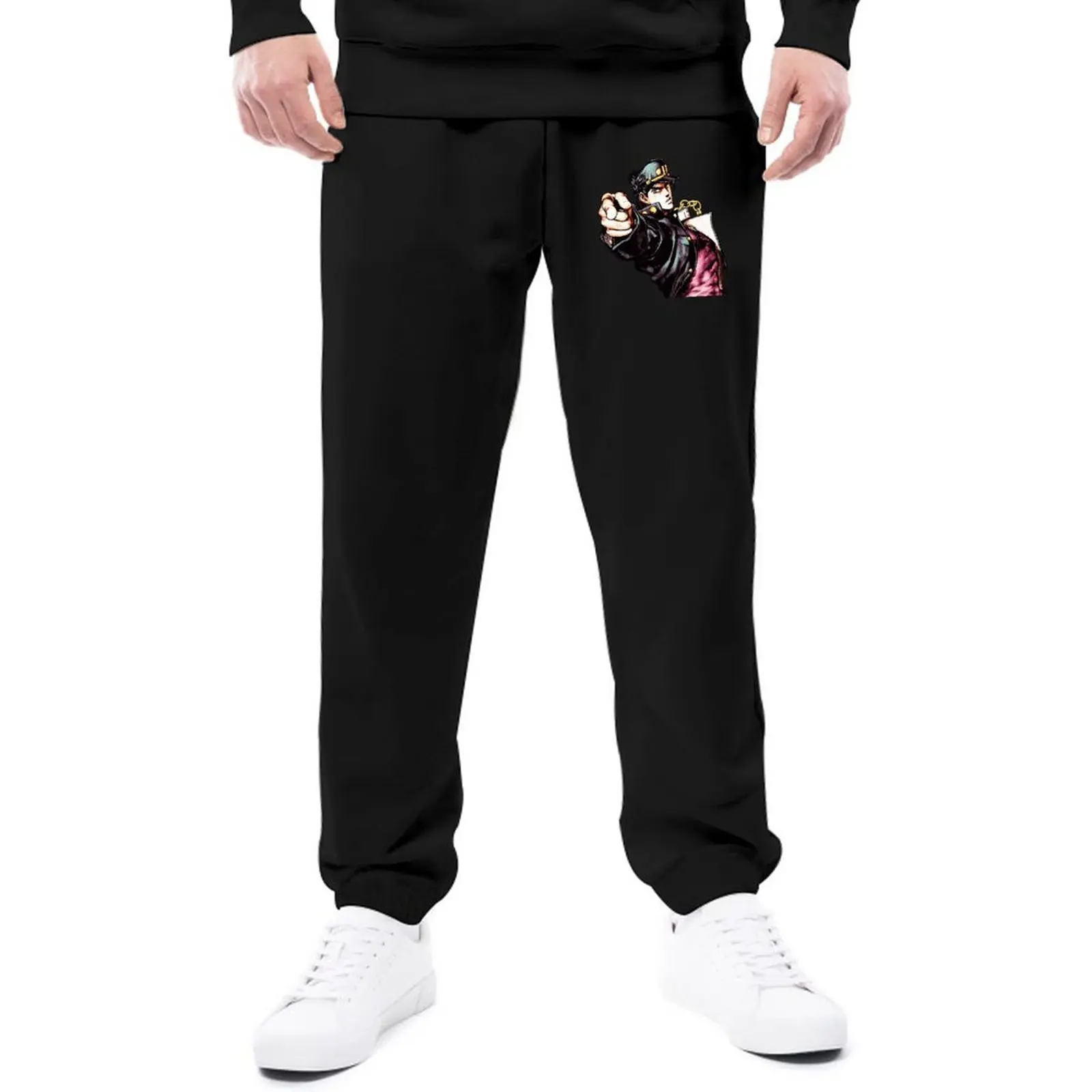 

Мужские повседневные брюки Kujo Jotaro, демисезонные спортивные брюки с принтом в виде необычных приключений Джоджо, подарок