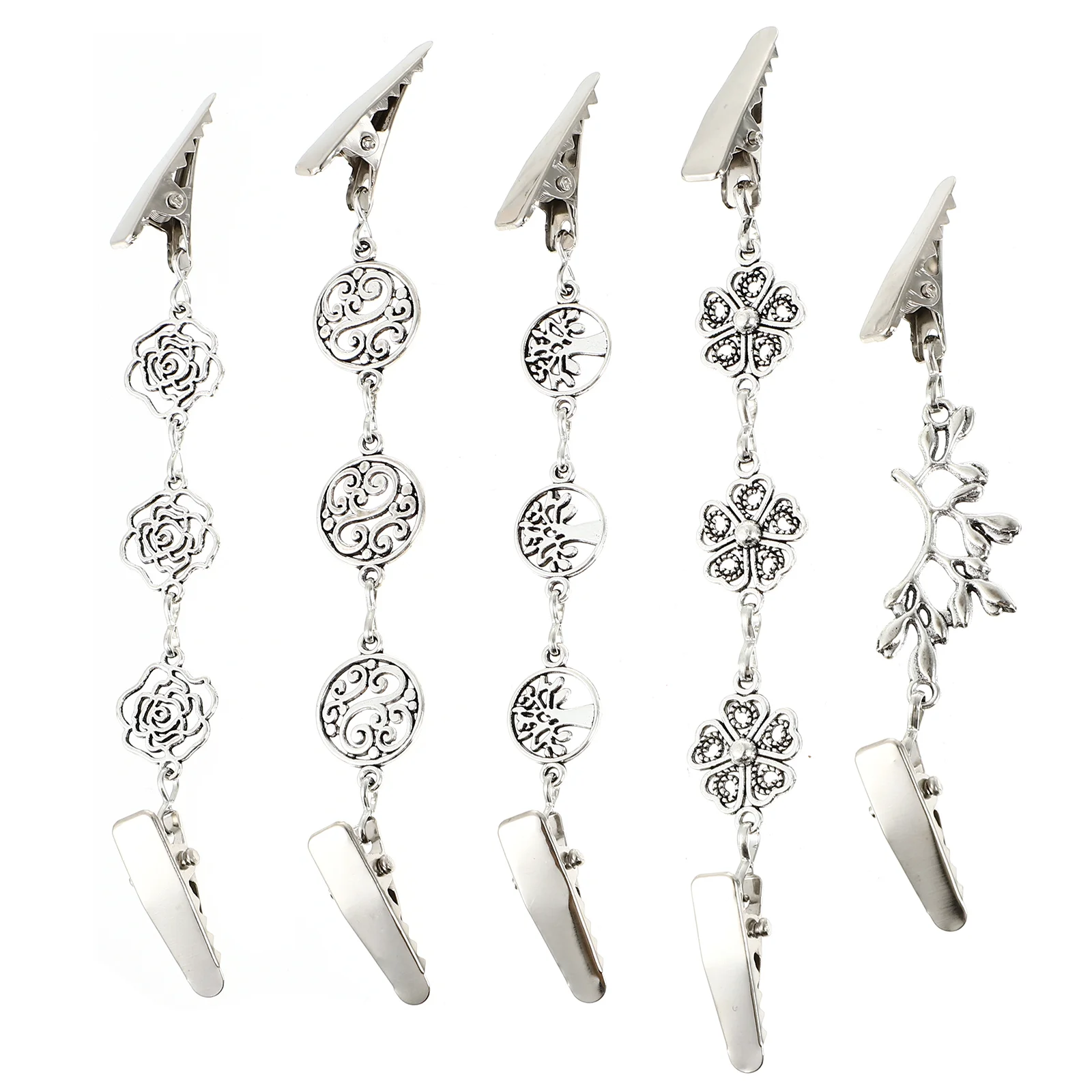 

5pcs Cardigan Clip Cardigan Clip Sweater Collar Clip Cardigan Clips or Clasp Cardigan Clip Chain Dresses Collar Clips