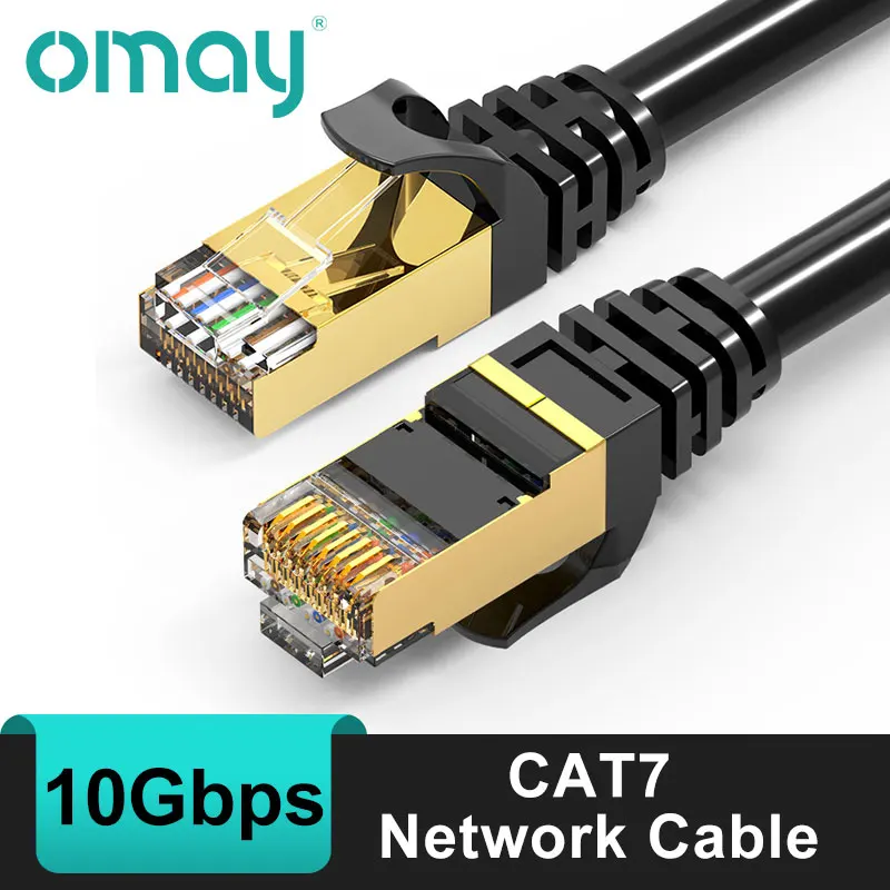 

Ethernet Cable RJ45 Cat7 Lan Cable UTP RJ 45 Network Cable for Cat6 Compatible Patch Cord for Modem Router Cable Ethernet OMAY