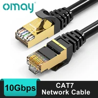 ethernet cable rj45 cat7 lan cable utp rj 45 network cable for cat6 compatible patch cord for modem router cable ethernet omay
