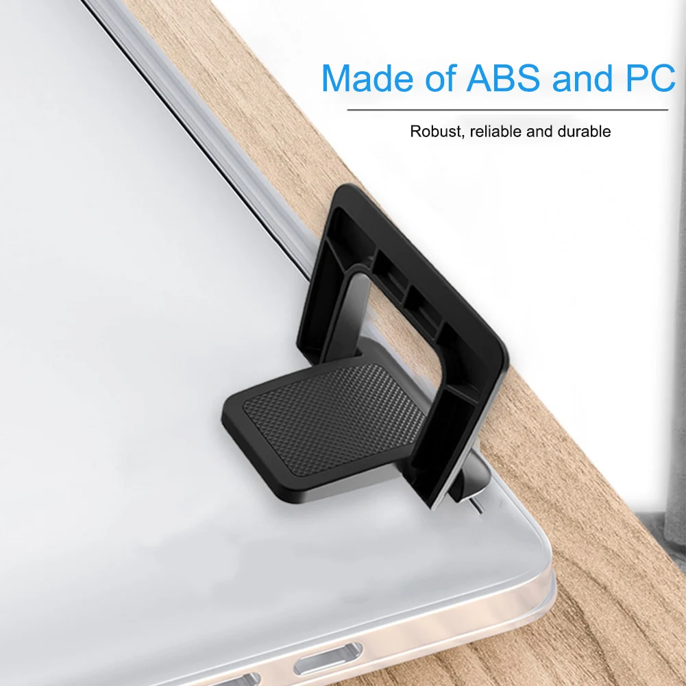 

2pcs Computer Keyboard Riser Mini Laptop Stand Stable Universal Notebook Holder Home Office Invisible Ergonomic Heat Dissipation