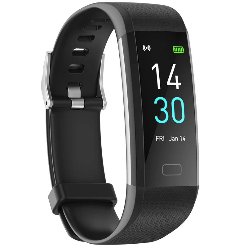 

2023 New Smart Band Watch Body Thermometer 0.96 inch Smart Bracelet Heart Rate Monitor Sport Fitness Tracker Bracelet Men Women