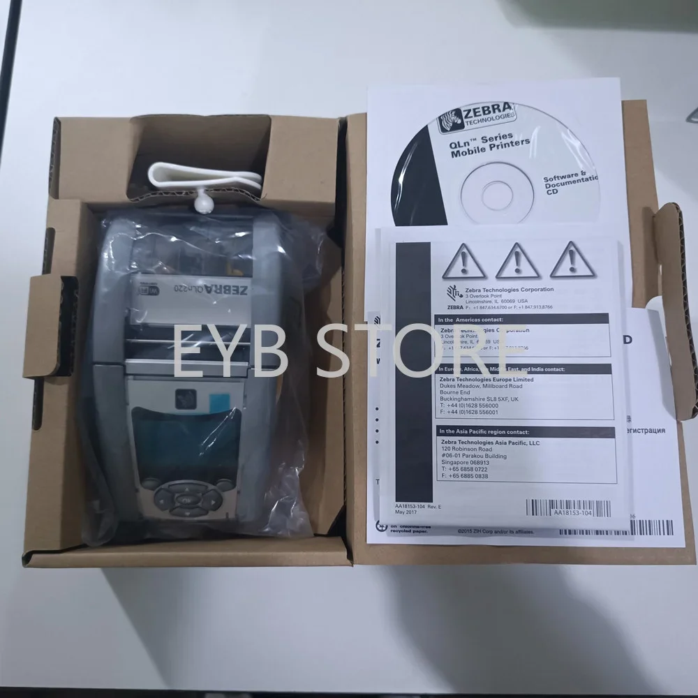 Новый термомомомохромный принтер этикеток Zebra QLn220 вся машина