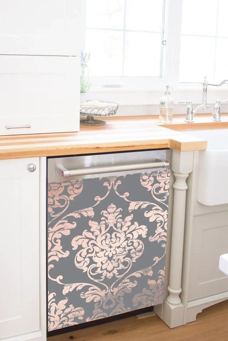 

Dishwasher Vinyl Sticker Waterproof Skin Dishwasher Cover Kitchen Decor