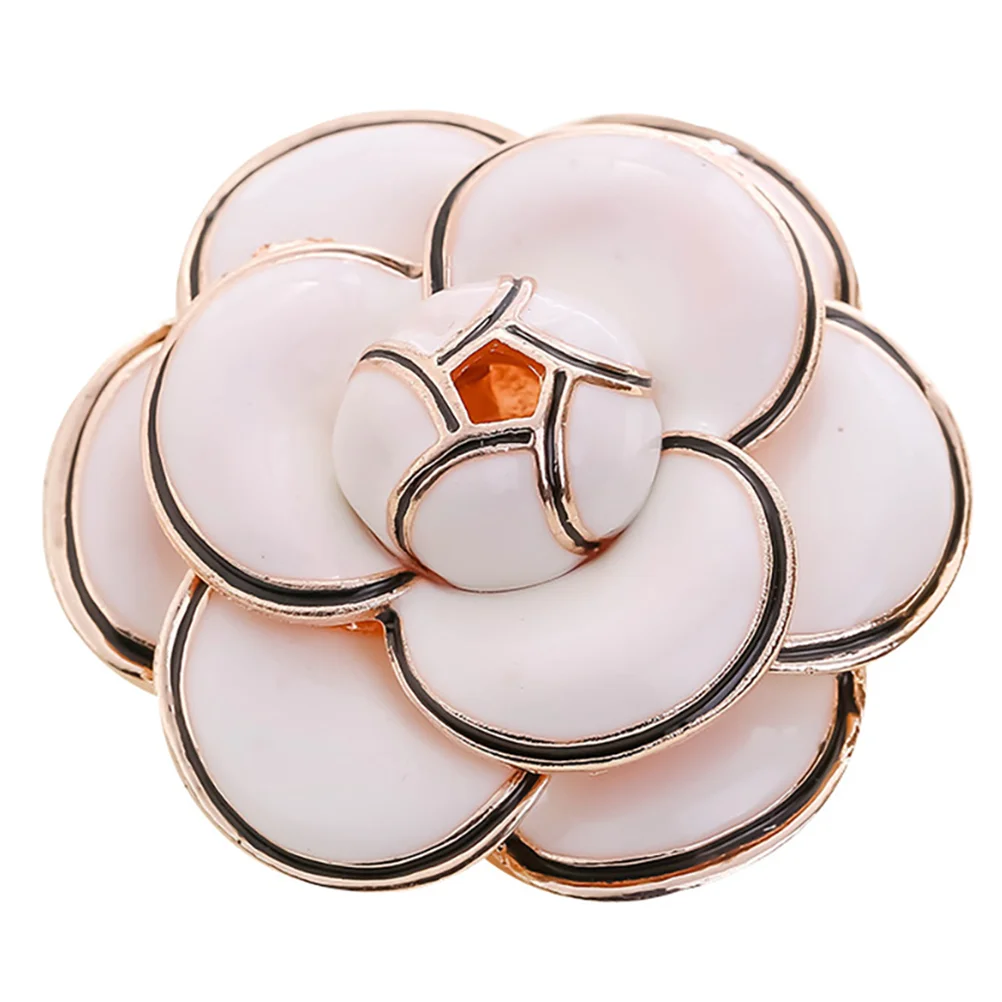 

Christmas Pin Brooch Jewelry Camellia Flower Breastpin Alloy Stuffersgoodie Badge Woman Labeldress Elegant Girl Clip Setwomen