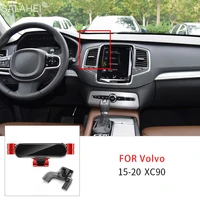 gravity car mobile phone holder for volvo xc90 2015 2016 2017 2018 2019 2020 air vent clip mount cellphone stand gps support