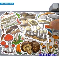 50pcs cute colorful mushroom fungus cartoon graffiti sticker for kids toys phone laptop scrapbook guitar skateboard car stickers