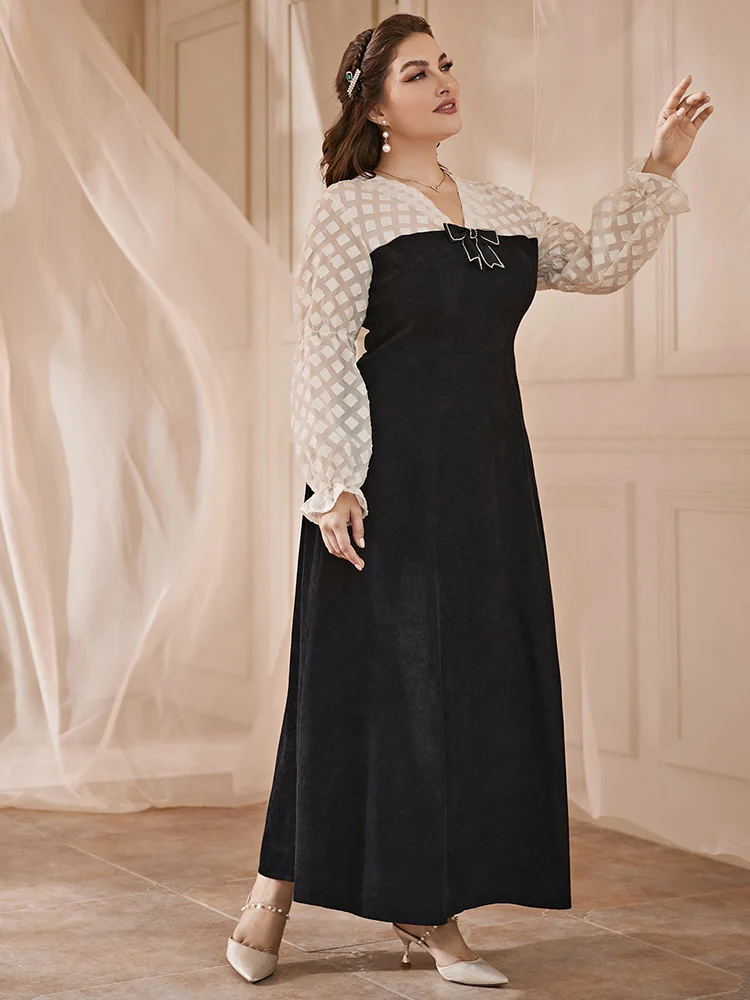 Рисунок 4 - Женское платье-макси с бантом и