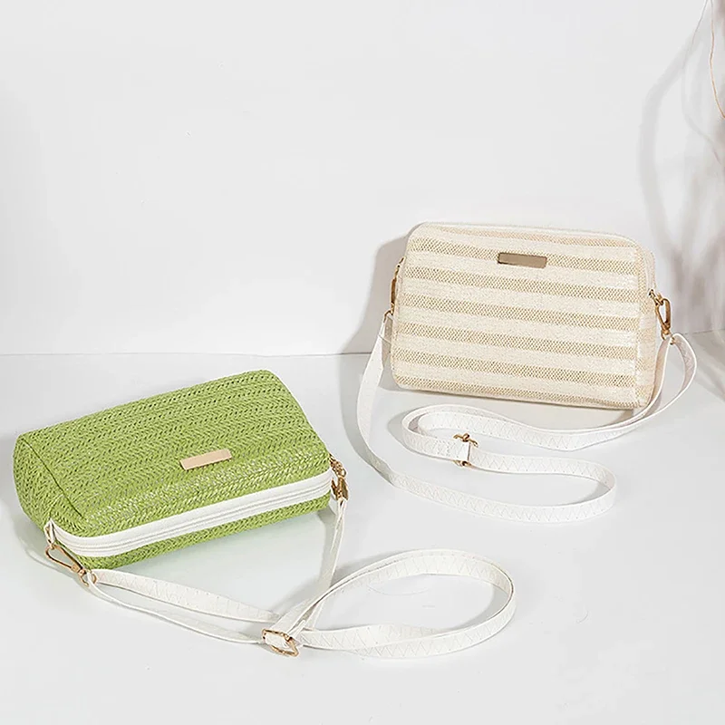 Женская плетеная Сумка через плечо 5 цветов