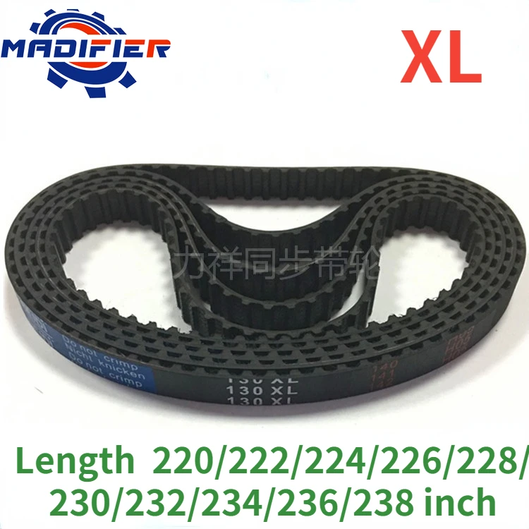 

Gktools 3D Printer XL Closed Loop Rubber Synchronous Belt Width 10/12.7/15mm Length 220/222/224/226/228/230/232/234/236/238 inch