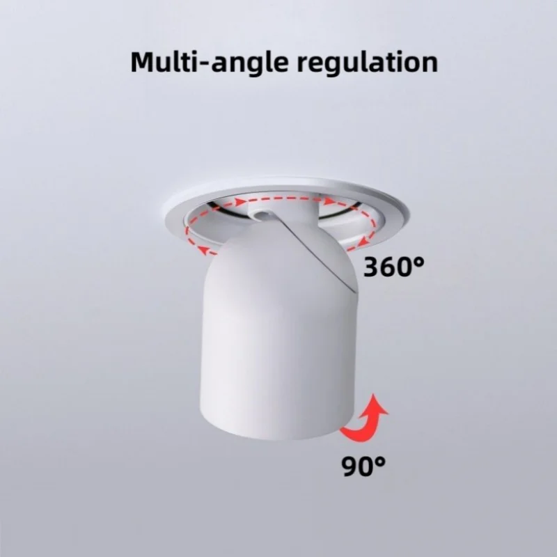 В модные 360° ° Регулируемый угловой прожектор встроенный светодиодный