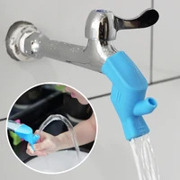 1pc kitchen sink faucet extender rubber elastic nozzle guide children water saving tap extension for bathroom accessories