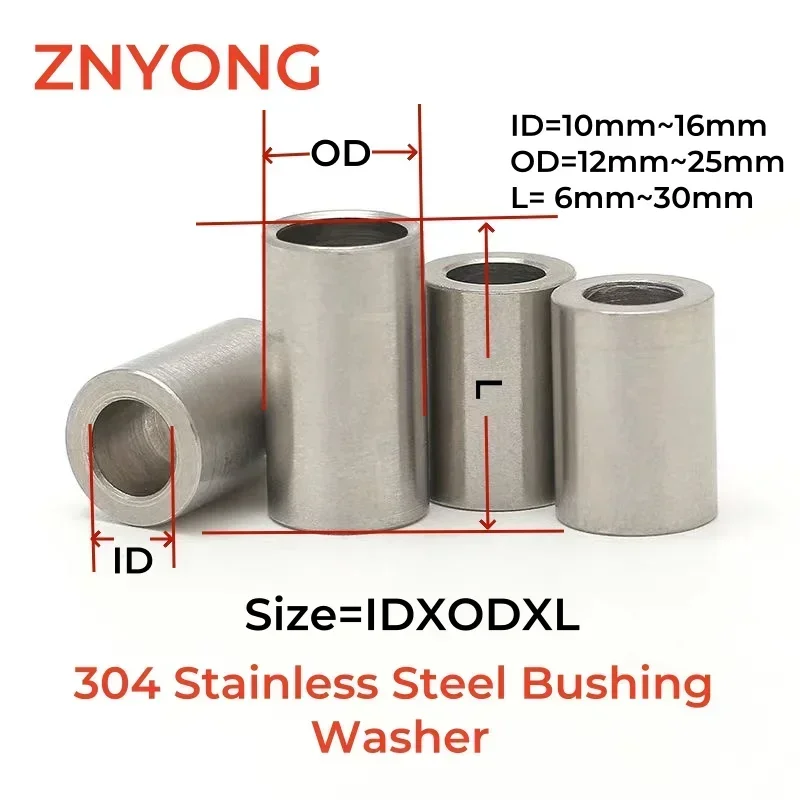 

Нерезьбовые втулки из нержавеющей стали 304 ZNYONG M10 M12 M13 M14 M16