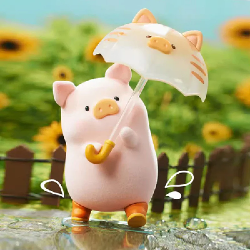 

Lulu The Piggy Travel Series глухая коробка игрушки Оригинальные фигурки Угадай сумку милая модель куклы украшения подарок